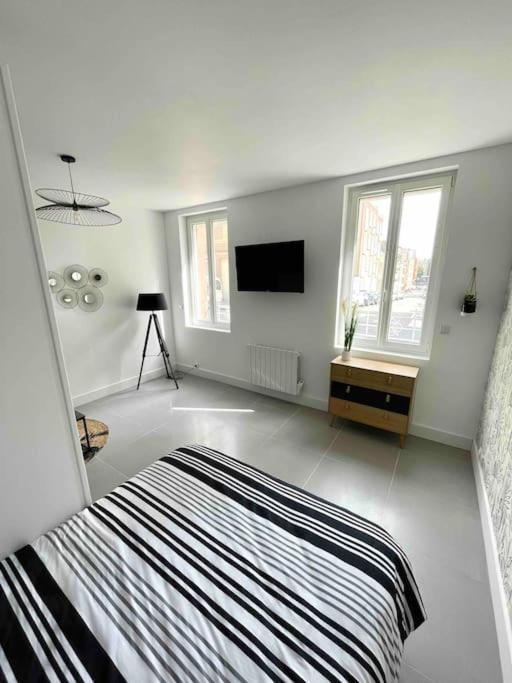Charmant Studio Proche Plage Apartment Le Havre Luaran gambar